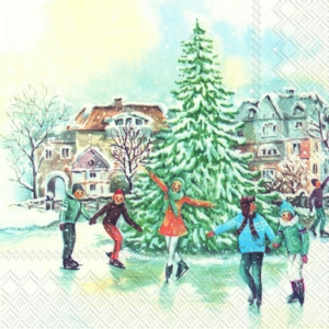 Χαρτοπετσέτα για Decoupage, A day on ice, 1τεμ. L825200