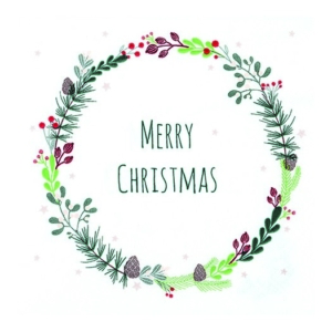 Χαρτοπετσέτα για Decoupage, Lucia: Merry Christmas, 1τεμ. 611910