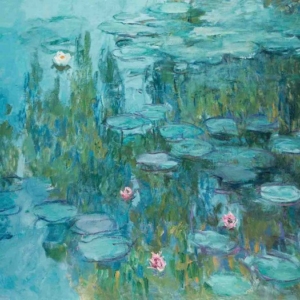 Χαρτοπετσέτα για decoupage, Nympheas, 1τεμ. 1333494