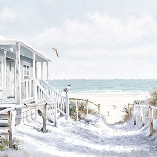 Χαρτοπετσέτα για Decoupage, Beach Cabin, 1τεμ. 13313915 1 Χαρτοπετσέτα για Decoupage, Beach Cabin, 1τεμ. 13313915