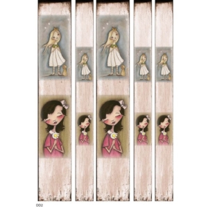 Ριζόχαρτο για λαμπάδες 29,7x42cm, Α3, Girls in Pink, DD2