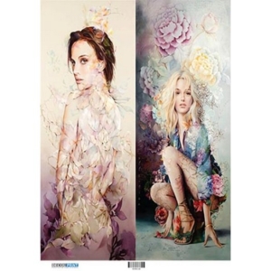 Ριζόχαρτο για λαμπάδες 29,7x42cm, Α3, Women, 4200118