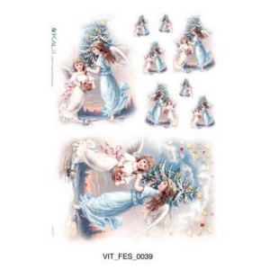 Ριζόχαρτο Χριστουγεννιάτικο PaperD 30x45cm – CHR0234, VIT_FES_0039