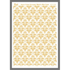 Ριζόχαρτο μεταλλικό Gold Rich, 29x42cm, GOLD7005