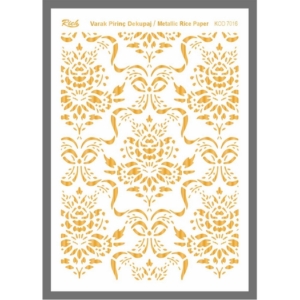 Ριζόχαρτο μεταλλικό Gold Rich, 29x42cm, GOLD7016