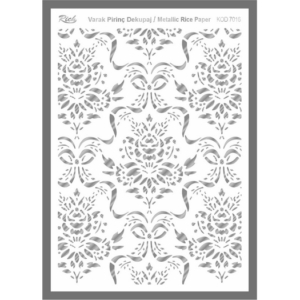 Ριζόχαρτο μεταλλικό Gold Rich, 29x42cm, SILVER7016