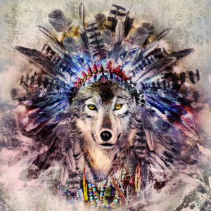 Χαρτοπετσέτα για decoupage, Magic Wolf, 1 τεμ. L882900