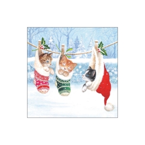 Χαρτοπετσέτα για Decoupage, Kitten In Winterland, 1τεμ. 33314800