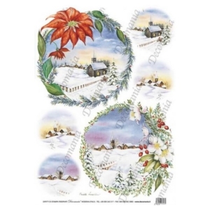 Ριζόχαρτο Decomania 35Χ50cm ,Χριστουγεννιάτικο, 5128