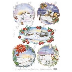 Ριζόχαρτο Decomania 35Χ50cm ,Χριστουγεννιάτικο, 5129