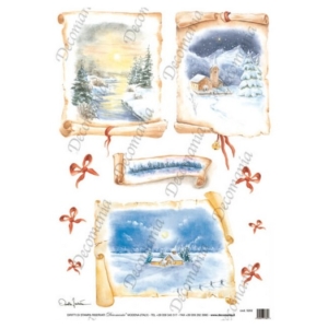 Ριζόχαρτο Decomania 35Χ50cm ,Χριστουγεννιάτικο, 5202