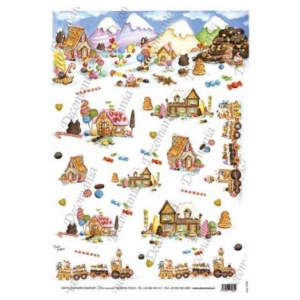 Ριζόχαρτο Decomania 35Χ50cm ,Χριστουγεννιάτικο, 5159