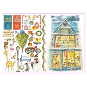 Ριζόχαρτο Calambour 3D, 35Χ50cm ,Χριστουγεννιάτικο, CO 26