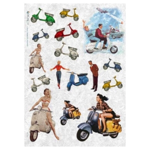 Ριζόχαρτο KALIT για Decoupage 32x45cm, VEIC_0006