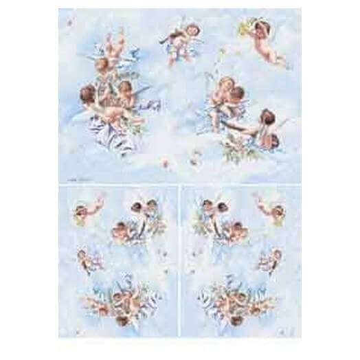 Ριζόχαρτο Decomania για Decoupage 30Χ40cm, 5071 1 Ριζόχαρτο Decomania για Decoupage 30Χ40cm, 5071