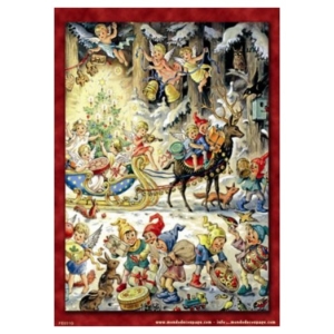 Ριζόχαρτο MONDO 30Χ40cm, Χριστουγεννιάτικο, fe031g