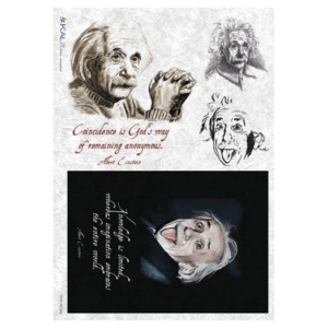 Ριζόχαρτο KALIT για Decoupage 32x45cm, PHRASES_0004_UK