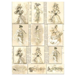 Ριζόχαρτο Decomania για Decoupage 30Χ40cm, 5244