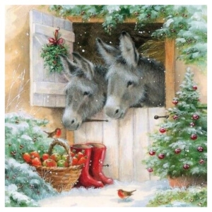 Χαρτοπετσέτα για Decoupage, Χριστουγεννιάτικη, 1τεμ. 33303990