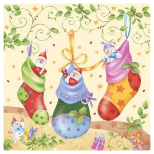 Χαρτοπετσέτα για Decoupage, Χριστουγεννιάτικη, 1τεμ. SDGW 001402