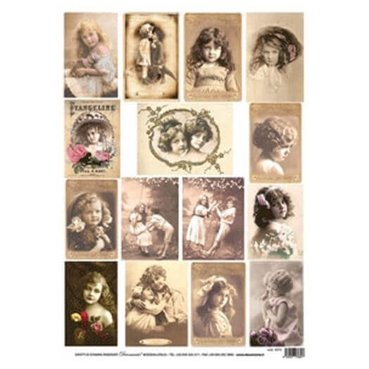 Ριζόχαρτο Decomania για Decoupage 30Χ40cm, 5270 1 Ριζόχαρτο Decomania για Decoupage 30Χ40cm, 5270