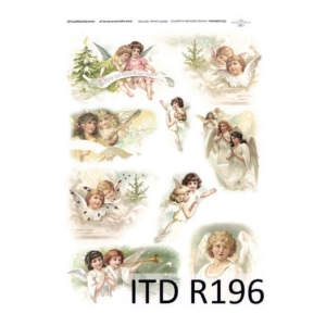 Ριζόχαρτο ITD Χριστουγεννιάτικο, 21x29cm, R196