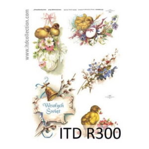 Ριζόχαρτο πασχαλινό ITD Collection, 21x29cm, R300