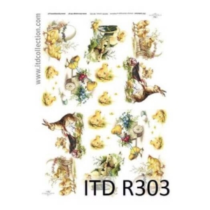 Ριζόχαρτο πασχαλινό ITD Collection, 21x29cm, R303