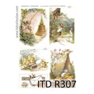 Ριζόχαρτο πασχαλινό ITD Collection, 21x29cm, R307