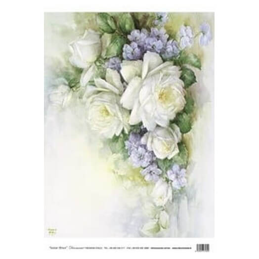Χαρτί Decomania για Ντεκουπάζ 35x50cm, AM 8812 1 Χαρτί Decomania για Ντεκουπάζ 35x50cm, AM 8812