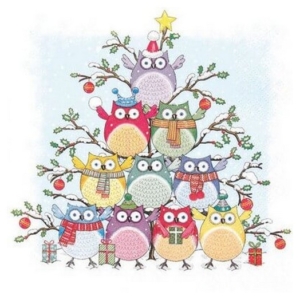 Χαρτοπετσέτα για Decoupage, Χριστουγεννιάτικη, 1τεμ. 611305