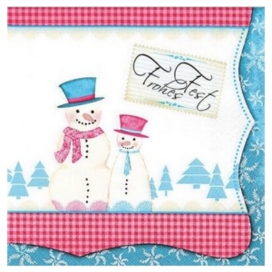 Χαρτοπετσέτα για Decoupage, Χριστουγεννιάτικη, 1τεμ. 611308