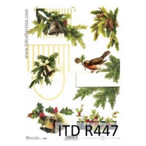 Ριζόχαρτο Χριστουγεννιάτικο ITD, 21x29cm, R447