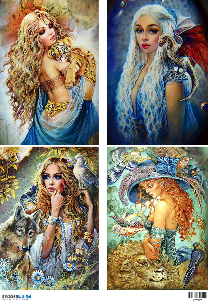 Ριζόχαρτο για Decoupage, Mystical 1100190 1 Ριζόχαρτο για Decoupage, Mystical 1100190