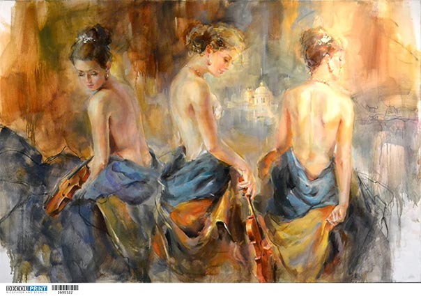 Ριζόχαρτο για Decoupage, Ζωγράφοι 1600122 1 Ριζόχαρτο για Decoupage, Ζωγράφοι 1600122