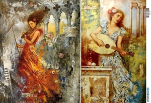 Ριζόχαρτο για Decoupage, Art & Paint 1600189