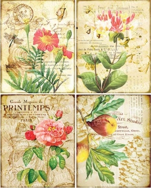Ριζόχαρτο για Decoupage, Vintage Λουλούδια 2100103