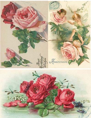 Ριζόχαρτο για Decoupage, Vintage Λουλούδια 2100115