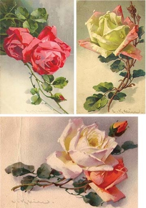 Ριζόχαρτο για Decoupage, Vintage Λουλούδια 2100117