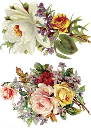 Ριζόχαρτο για Decoupage, Vintage Λουλούδια 2100119