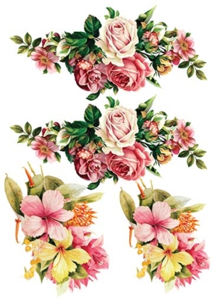 Ριζόχαρτο για Decoupage, Vintage Λουλούδια 2100124