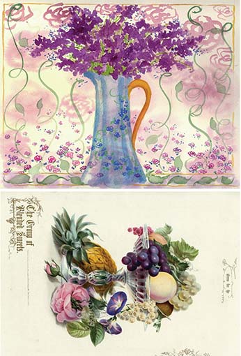 Ριζόχαρτο για Decoupage, Vintage Λουλούδια 2100126 1 Ριζόχαρτο για Decoupage, Vintage Λουλούδια 2100126
