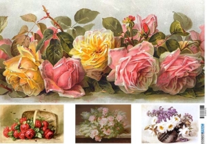 Ριζόχαρτο για Decoupage, Vintage flowers 2100171