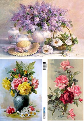 Ριζόχαρτο για Decoupage, Vintage flowers 2100172