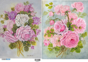 Ριζόχαρτο για Decoupage, Vintage Λουλούδια & Patterns 2100177