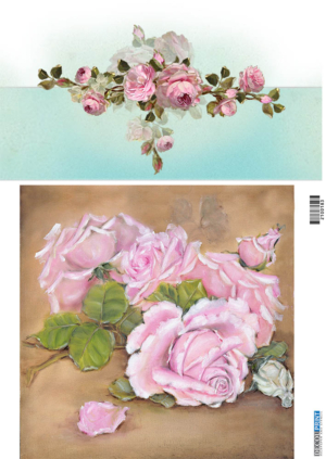 Ριζόχαρτο για Decoupage, Vintage Λουλούδια & Patterns 2100183