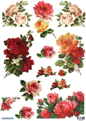 Ριζόχαρτο για Decoupage, Vintage flowers 2100194
