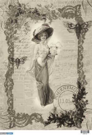 Ριζόχαρτο για Decoupage, Vintage Woman 2300136