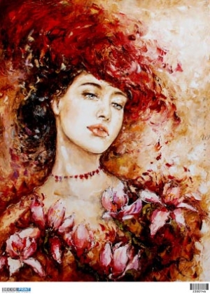 Ριζόχαρτο για Decoupage, Vintage Woman 2300146