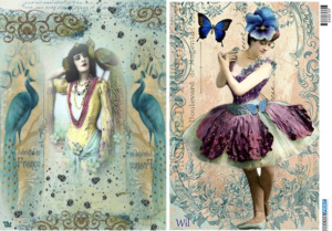 Ριζόχαρτο για Decoupage, Vintage Collage 2400137